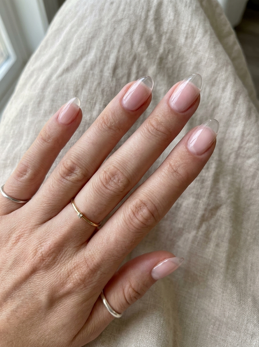 Glass Ombre Nails als Glass Nails Inspiration 2026